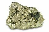 Gleaming Pyrite Crystal Cluster - Peru #291919-1